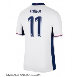 England Phil Foden #11 Replik Heimtrikot EM 2024 Kurzarm